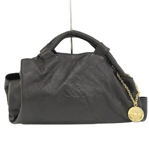 Loewe Nappa Aire Leather Top Handle Bag Black